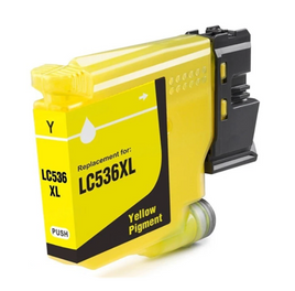 1 x Compatible Brother LC536XL Ink Cartridge LC-536XL (YELLOW)
