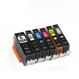 8 x Compatible Canon PGI-520 CLI-521 Ink Cartridge (3BK 1PBK 1C 1M 1Y 1G)