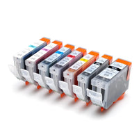 
              7 x Compatible Canon PGI-5 CLI-8 Ink Cartridge (1BK 1PBK 1C 1M 1Y 1PC 1PM)
            