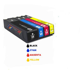 4 x Compatible HP 975X BK 975A CMY Ink Cartridge  L0S09AA L0R88AA L0R91AA L0R94AA (1BK 1C 1M 1Y)