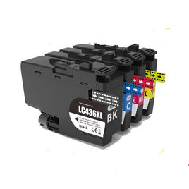 5 x Compatible Brother LC436 Ink Cartridge LC-436 (2BK 1C 1M 1Y)