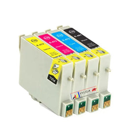 4 x Compatible Epson T0461, T0472 - T0474 Ink Cartridge (1BK 1C 1M 1Y)