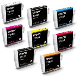 8 x Genuine Epson T3120 - T3129 Ink Cartridge