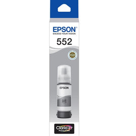 1 x Genuine Epson T552 / E552 Grey EcoTank Ink Bottle C13T06W592