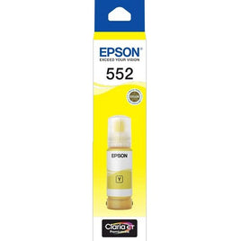 1 x Genuine Epson T552 / E552 Yellow EcoTank Ink Bottle C13T06W492