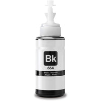 
              2 x Compatible Epson T664 EcoTank Black Ink Bottles C13T664192
            