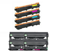 
              4 x Compatible Brother TN253 TN257 Toner Cartridge+ 4 x Compatible Brother DR253CL Drum Unit DR-253CL  (1BK 1C 1M 1Y)
            