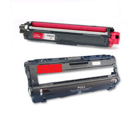 1 x Compatible Brother TN-255 Toner Cartridge + 1 x Compatible Brother DR255 Drum Unit (MAGENTA)