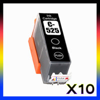 
              10 x Compatible Canon PGI-525 Black Ink Cartridge
            