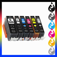 
              18 x Compatible Canon PGI-525 CLI-526 Ink Cartridge (3BK 3PBK 3C 3M 3Y 3G)
            