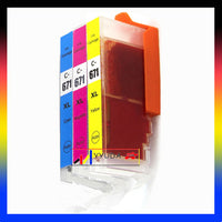 
              3 x Compatible Canon CLI-671XL CMY High Yield Colour Ink Cartridge (1C 1M 1Y)
            