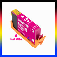 
              1 x Compatible HP 915XL Magenta High Yield Ink Cartridge 3YM20AA - 825 Pages
            