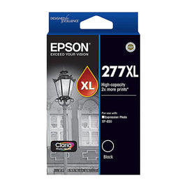 1 x Genuine Epson 277XL Black Ink Cartridge C13T278192 - 500 Pages