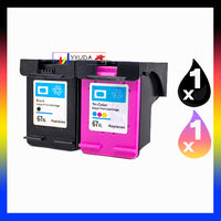 
              2 x Compatible HP 67XL High Yield Inkjet Cartridge 3YM57AA + 3YM58AA (1BK 1CL)
            