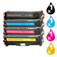 
              4 x Compatible HP 312X / 312A Toner Cartridge CF380X - CF383A
            