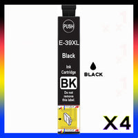 
              4 x Compatible Epson 39XL High Yield Black Ink Cartridge C13T04L192
            