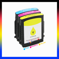 
              3 x Compatible HP 940XL CMY High Yield Colour Ink Cartridge C4907AA - C4909AA (1C 1M 1Y)
            