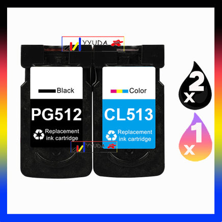 3 x Compatible Canon PG-512 CL-513 Ink Cartridge