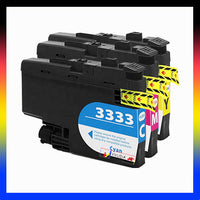 
              3 x Compatible Brother LC3333 CMY High Yield Colour Ink Cartridge LC-3333 [1C 1M 1Y]
            