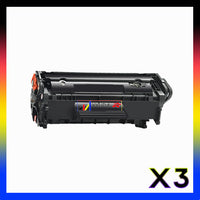 
              3 x Compatible HP 83A Black Toner Cartridge CF283A - 1,500 Pages
            