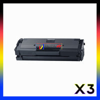 
              3 x Compatible Samsung MLTD111S / MLT-D111S Black Toner Cartridge SU812A - 1,000 Pages
            