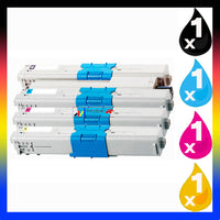 
              4 x Compatible OKI C510 Toner Cartridge 44469725 - 44469806 (1BK 1C 1M 1Y)
            