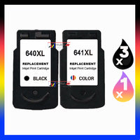 
              4 x Compatible Canon PG-640XL CL-641XL Ink Cartridge (3BK 1CL)
            