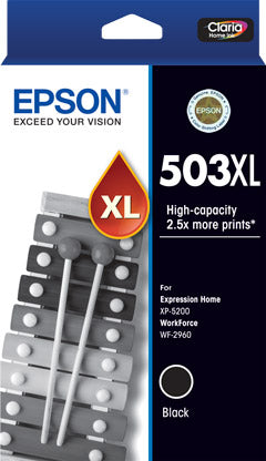 1 x Genuine Epson 503XL Black Ink Cartridge C13T09R192