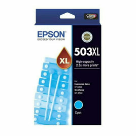 1 x Genuine Epson 503XL Cyan Ink Cartridge C13T09R292