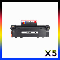 
              5 x Compatible HP 78A Black Toner Cartridge CE278A - 2,100 Pages
            