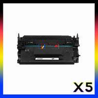 
              5 x Compatible HP 26X Black Toner Cartridge CF226X - 9,000 Pages
            