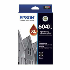 1 x Genuine Epson 604XL Black Ink Cartridge C13T10H192
