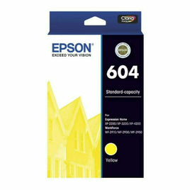 1 x Genuine Epson 604 Yellow Ink Cartridge C13T10G492