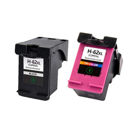 6 x Compatible HP 62XL High Yield Inkjet Cartridges C2P05AA + C2P07AA (3BK 3CL)