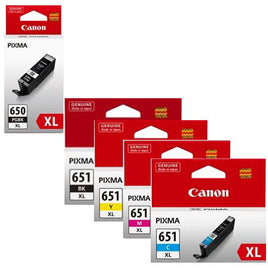 5 x Genuine Canon PGI-650XL CLI-651XL Ink Cartridge