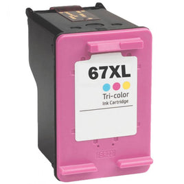 1 x Compatible HP 67XL Tri Colour Inkjet Cartridge 3YM58AA - 200 Pages