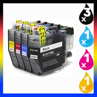 
              6 x Compatible Brother LC3317 Ink Cartridge LC-3317 (3BK 1C 1M 1Y)
            