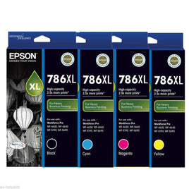 4 x Genuine Epson 786XL Ink Cartridge C13T787192 - C13T787492