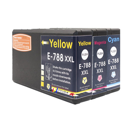 3 x Compatible Epson 788XXL CMY High Yield Colour Ink Cartridge C13T788292 - C13T788492