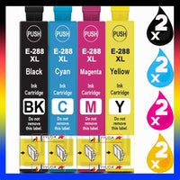 
              8 x Compatible Epson 288XL High Yield Ink Cartridge C13T306192 - C13T306492 (2BK 2C 2M 2Y)
            