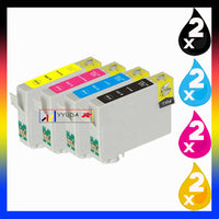 
              8 x Compatible Epson 73N Ink Cartridge C13T105192 - C13T105492 (2BK 2C 2M 2Y)
            