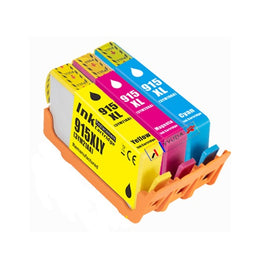 6 x Compatible HP 915XL CMY High Yield Colour Ink Cartridge 3YM19AA - 3YM21AA (2C 2M 2Y)