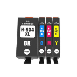 5 x Compatible HP 934XL 935XL High Yield Ink Cartridge C2P23AA - C2P26AA (2BK 1C 1M 1Y)