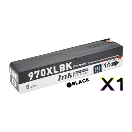 1 x Compatible HP 970XL Black Ink Cartridge CN625AA