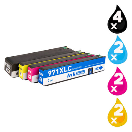 10 x Compatible HP 970XL 971XL Ink Cartridge CN625AA - CN628AA