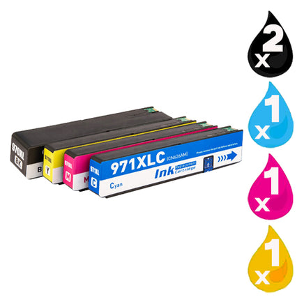 5 x Compatible HP 970XL 971XL Ink Cartridge CN625AA - CN628AA