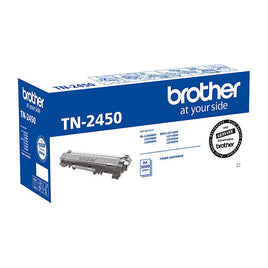 1 x Genuine Brother TN2450 Black Toner Cartridge TN-2450 - 3,000 Pages