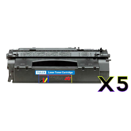 5 x Compatible Canon CART315II High Yield Black Toner Cartridge CART-315II