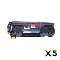 
              5 x Compatible HP 85A Black Toner Cartridge CE285A
            