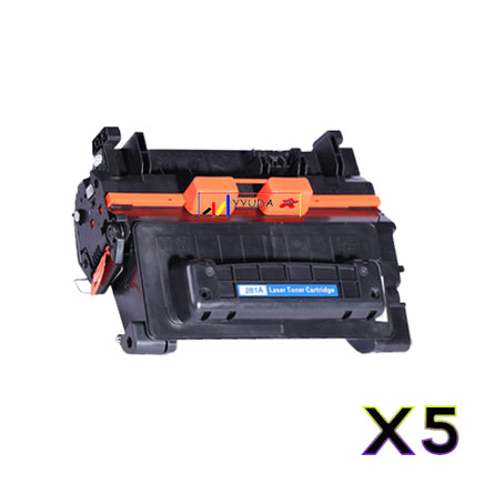 5x Compatible HP CF281A Black Toner Cartridge